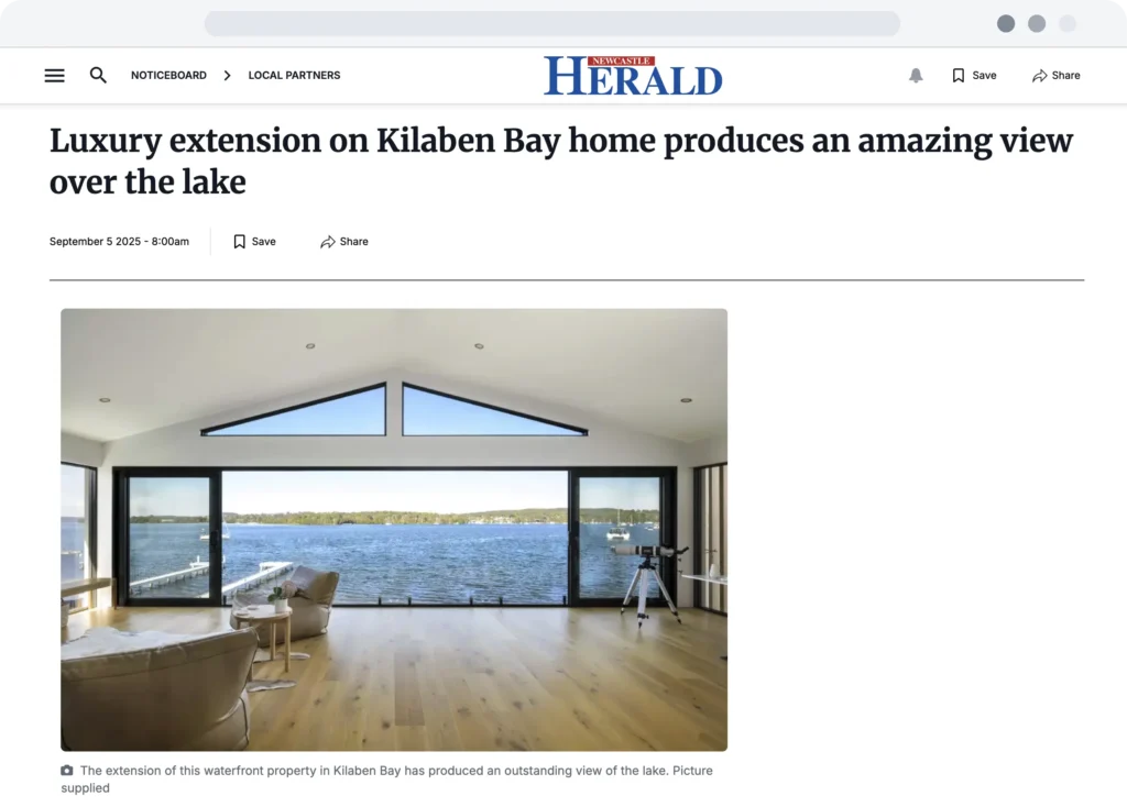 Beachfront deck with panoramic ocean views and modern design